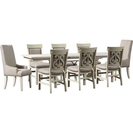 Undefined American Signature Furniture, Dining Table Host Chairs