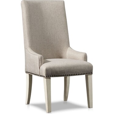 Charthouse Host Chair - Alabaster