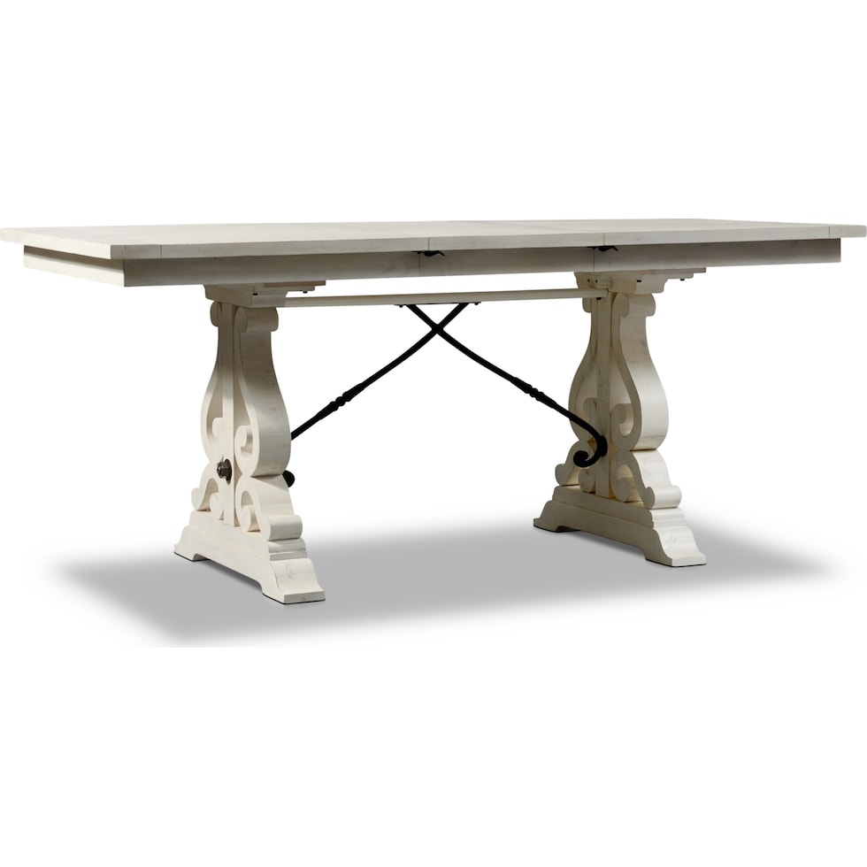 charthouse white counter height dining table   