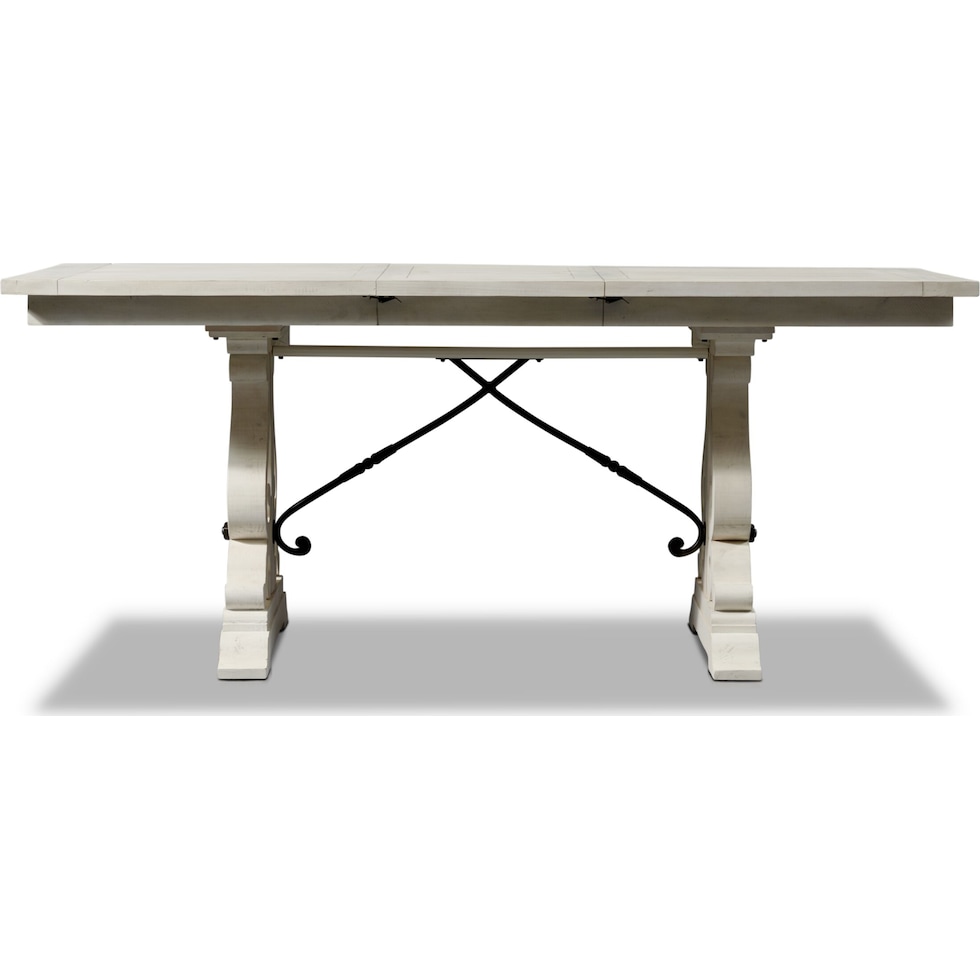 charthouse white counter height dining table   