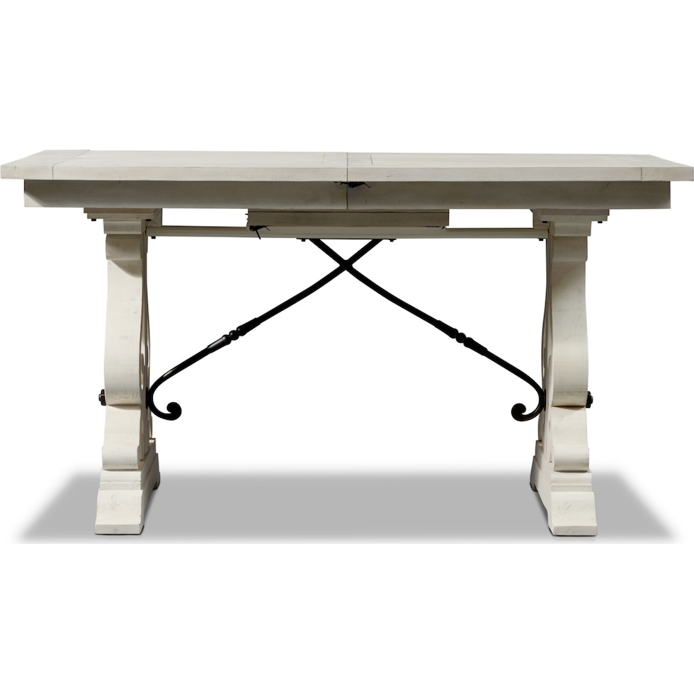 charthouse white counter height dining table   