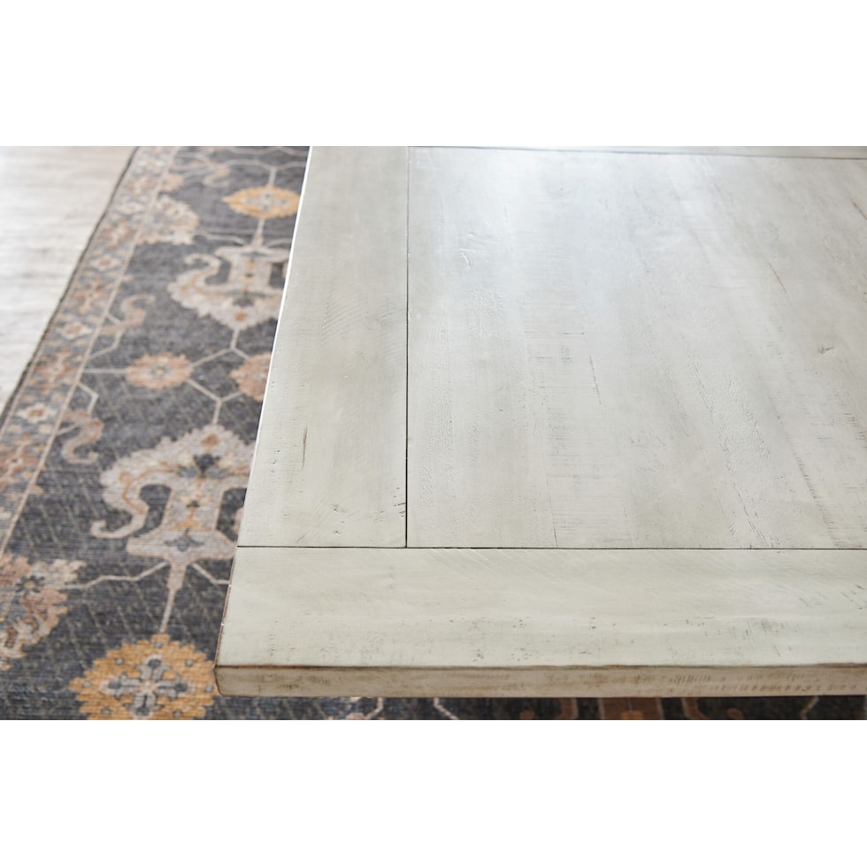 charthouse white counter height dining table   