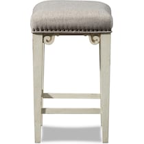 charthouse white counter height stool   