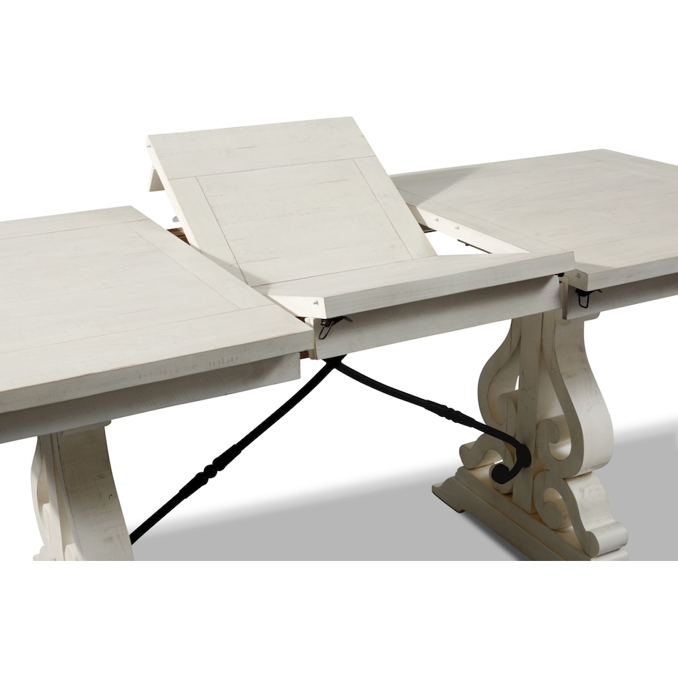 charthouse white counter height table   