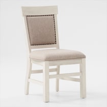 charthouse white dining chair   