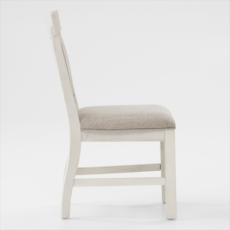 charthouse white dining chair   