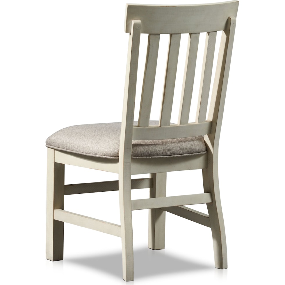 charthouse white dining chair   