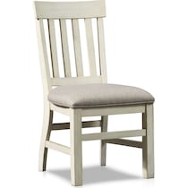 charthouse white dining chair   