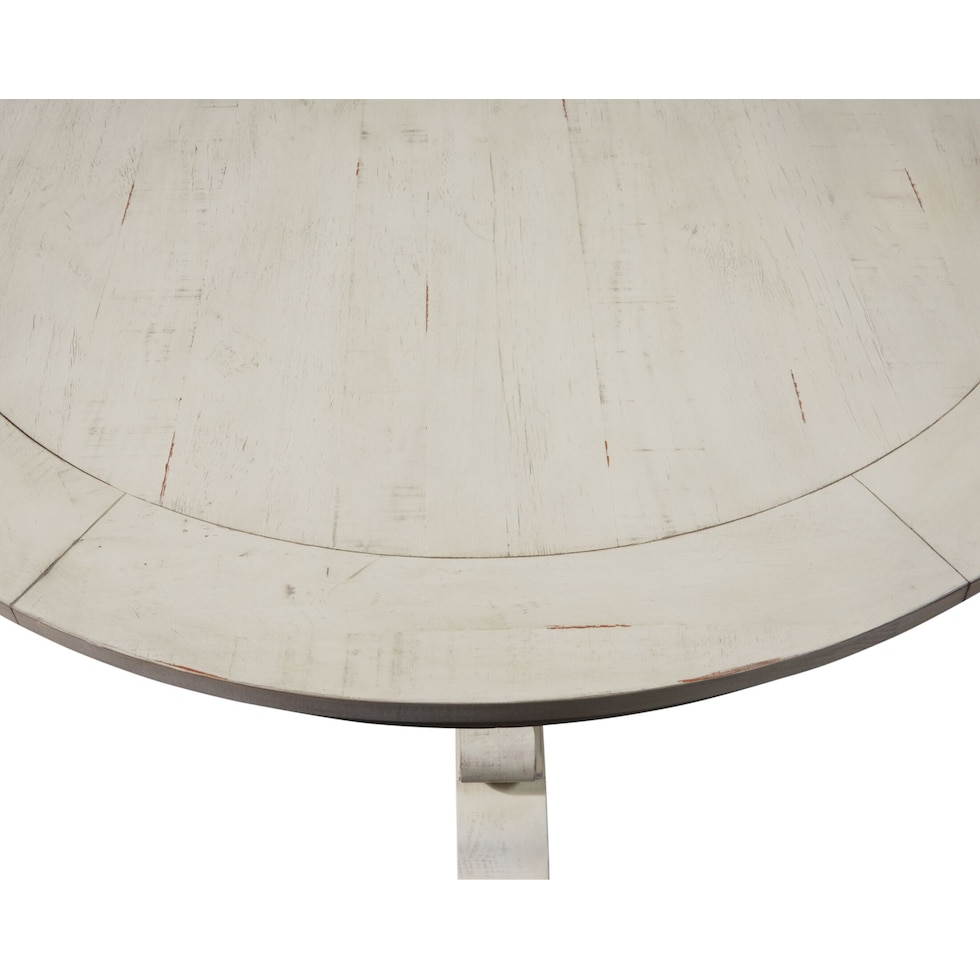 charthouse white dining table   