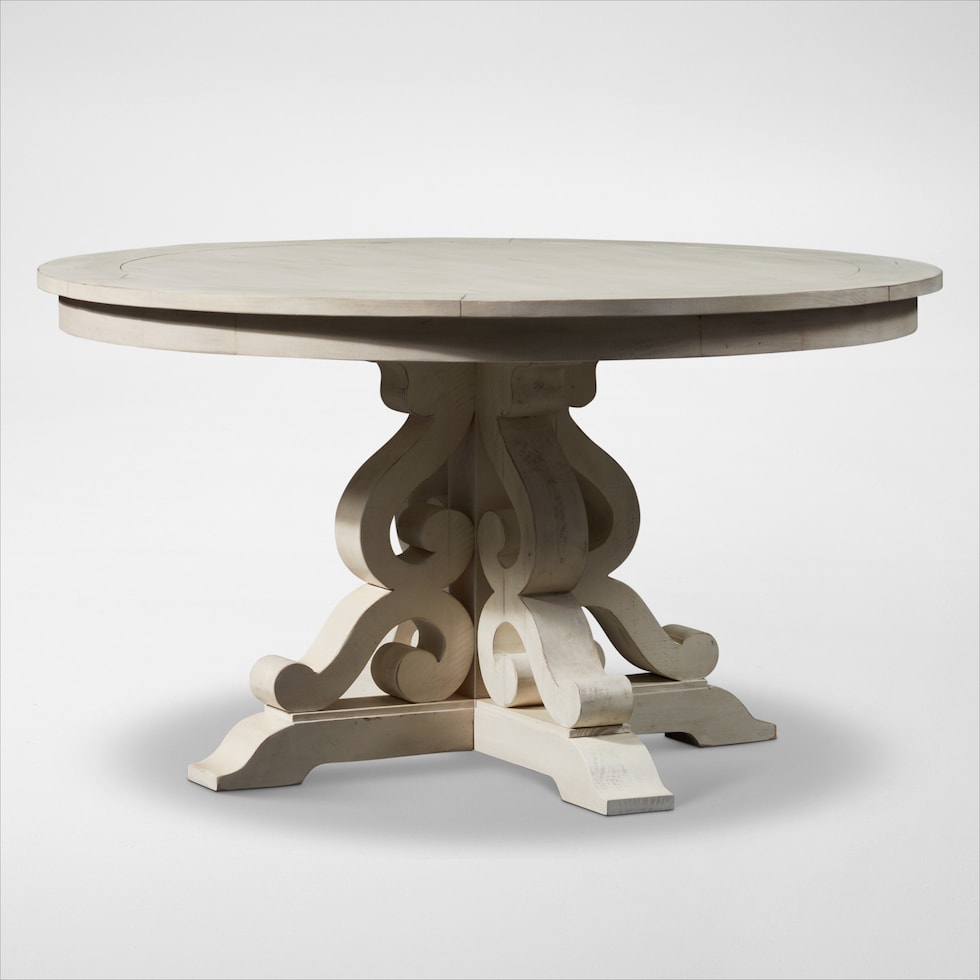 charthouse white dining table web   