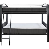 chase black full over full bunk bed   