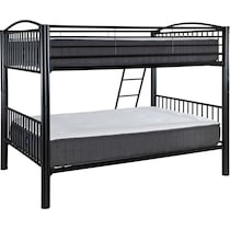 chase black full over full bunk bed   