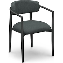chatham black outdoor dining chair   
