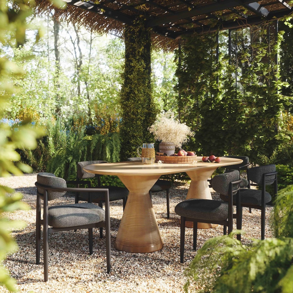 chatham black outdoor dining chair   