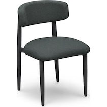 chatham black outdoor dining chair   