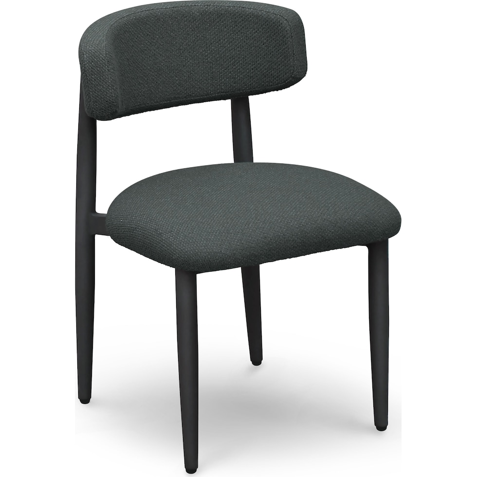 chatham black outdoor dining chair   