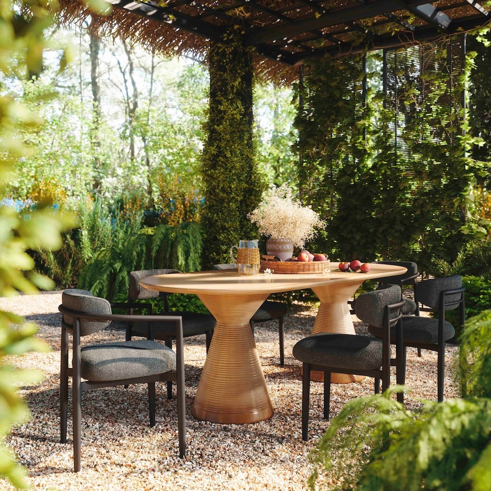 chatham black outdoor dining chair   