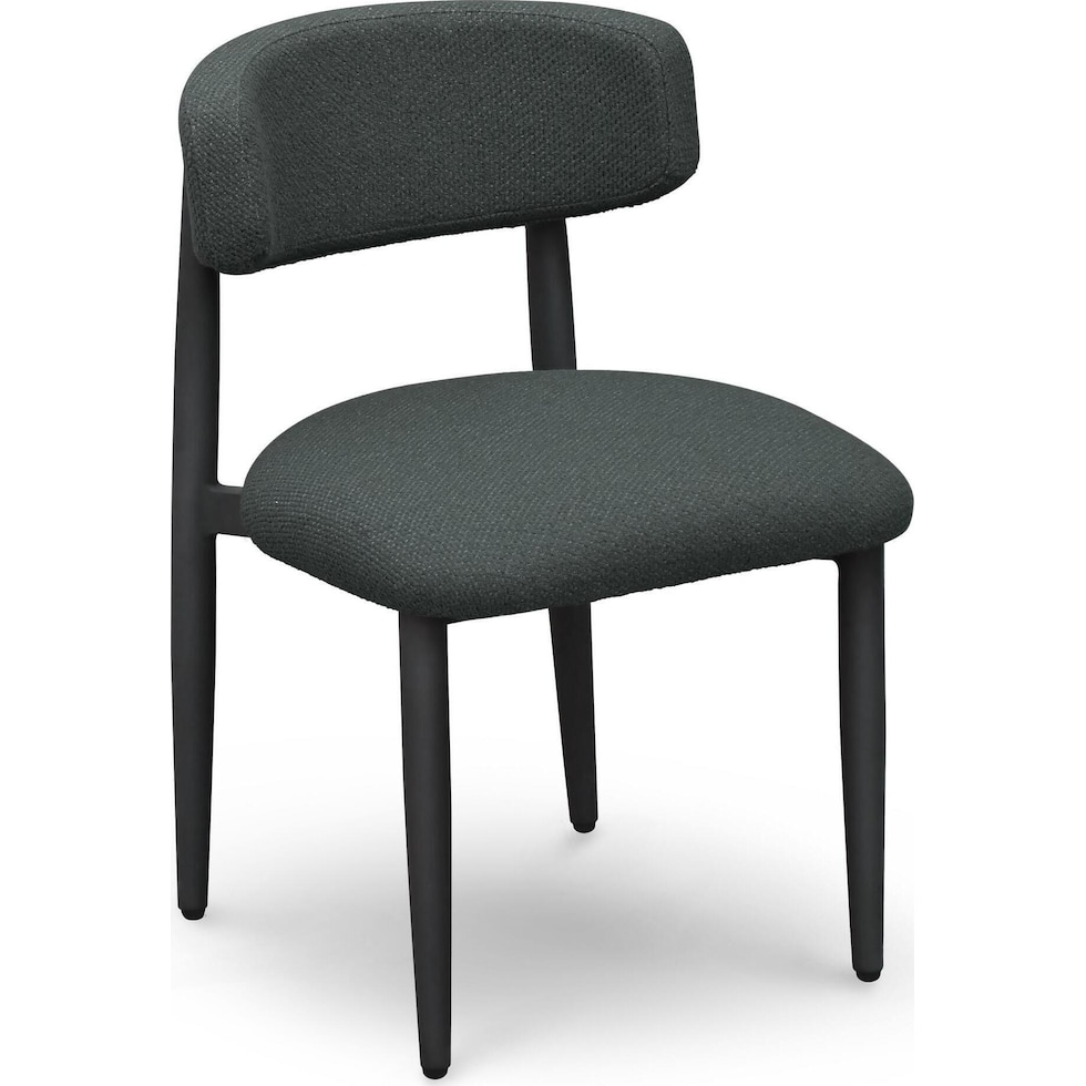 chatham black outdoor dining chair   
