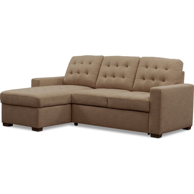 Living Room Furniture - Chatman 2-Piece Sleeper Sectional with Chaise