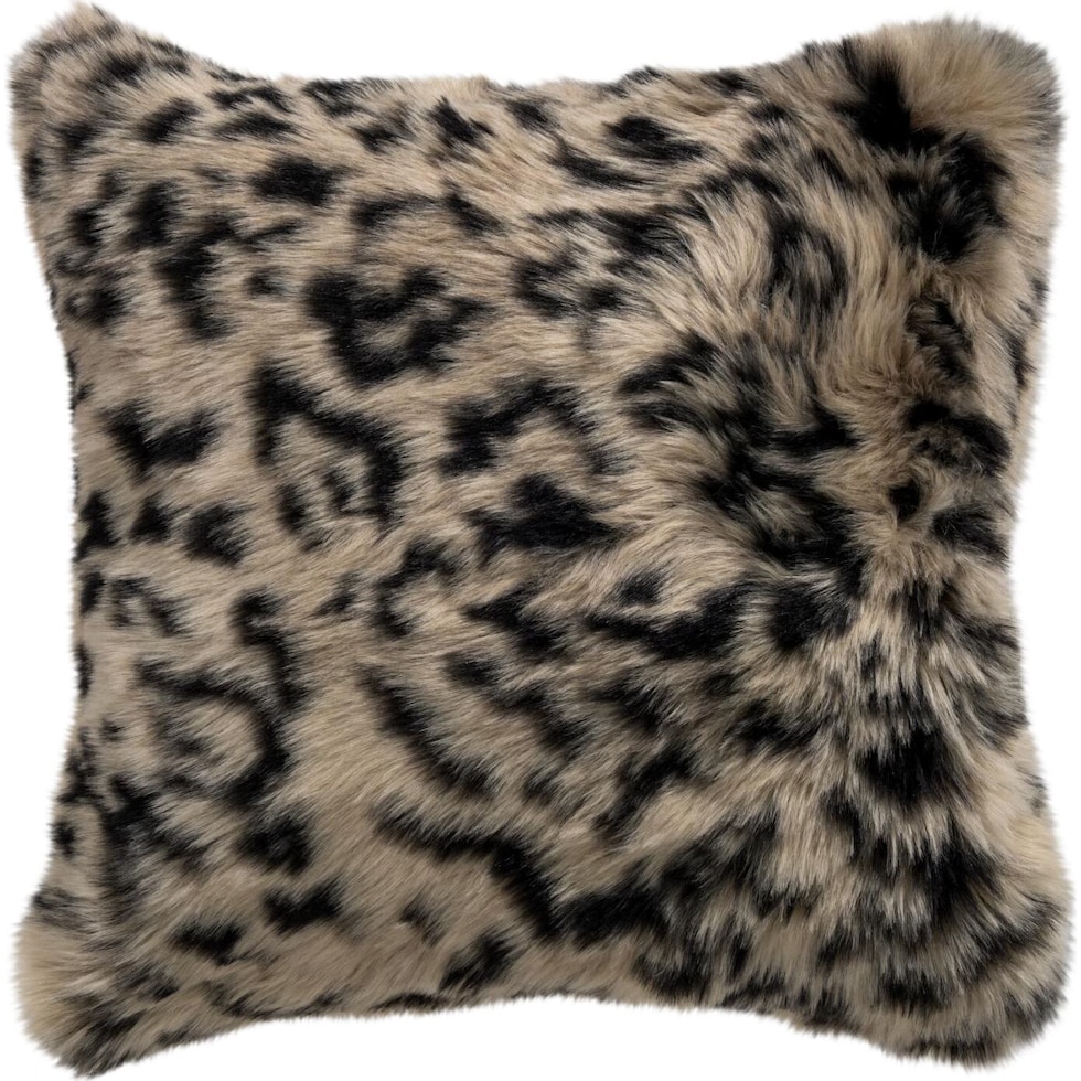 cheetah light brown  pc accent pillows   