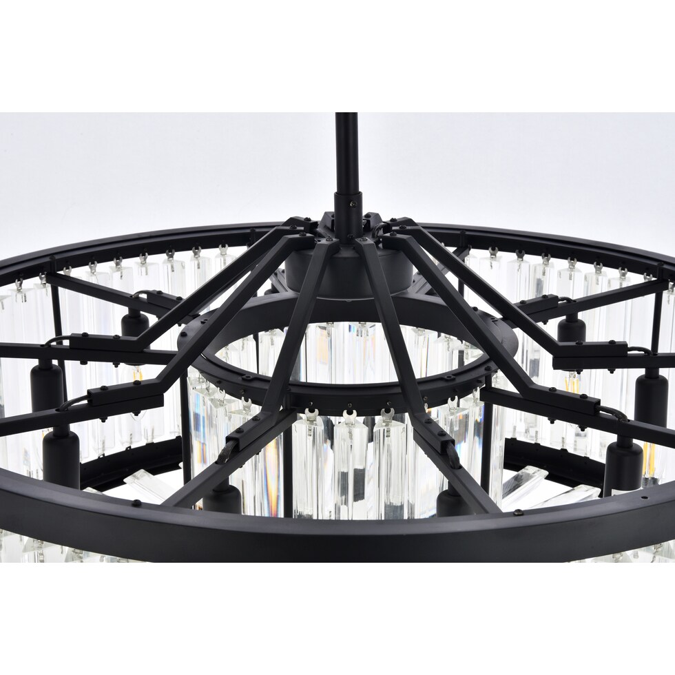 chelsea black chandelier   