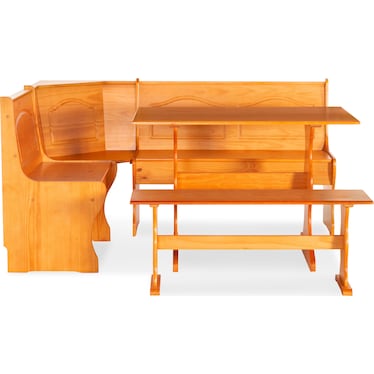 Chelsea Dining Table, Banquette and Bench