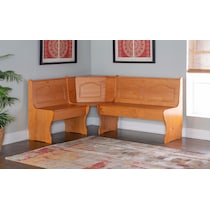 chelsea light brown corner nook   