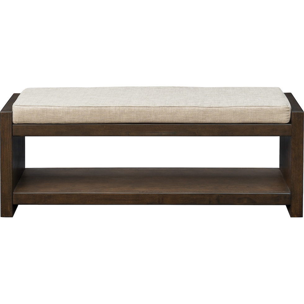 cherli brown bench   