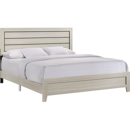 Chesham King Panel Bed - Gray
