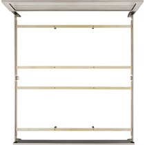 chesham gray queen bed   