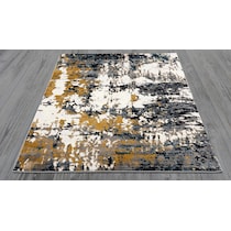 cheyanne yellow area rug  x    