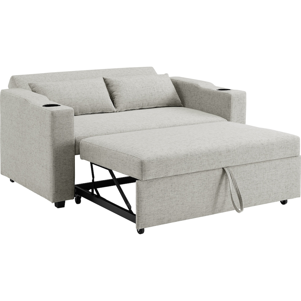 chiara gray sofa bed   