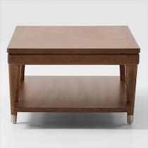 chicago tables dark brown coffee table   