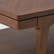 chicago tables dark brown coffee table   