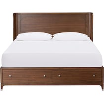 chicago dark brown  pc king bedroom   