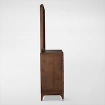 chicago dark brown dresser and mirror web   