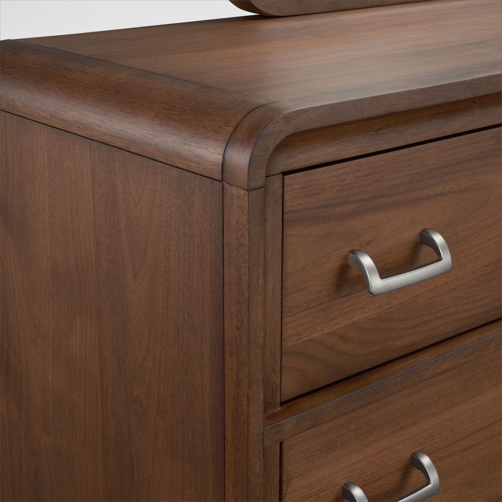 chicago dark brown dresser and mirror web   