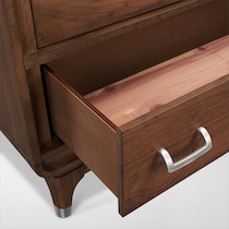 chicago dark brown dresser and mirror web   