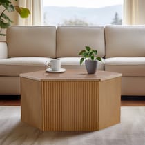 christian natural coffee table   