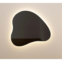 christina black wall mirror   