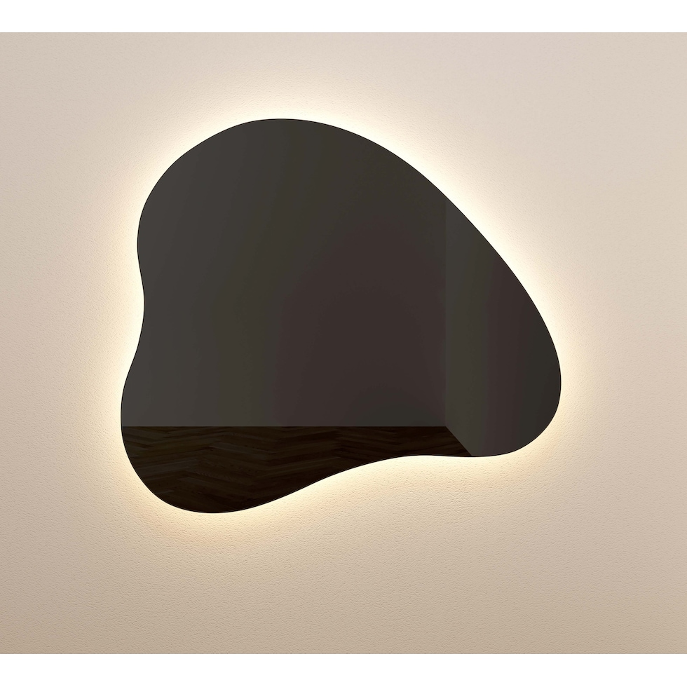 christina black wall mirror   