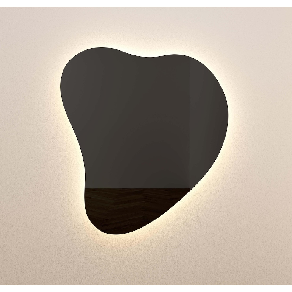 christina black wall mirror   