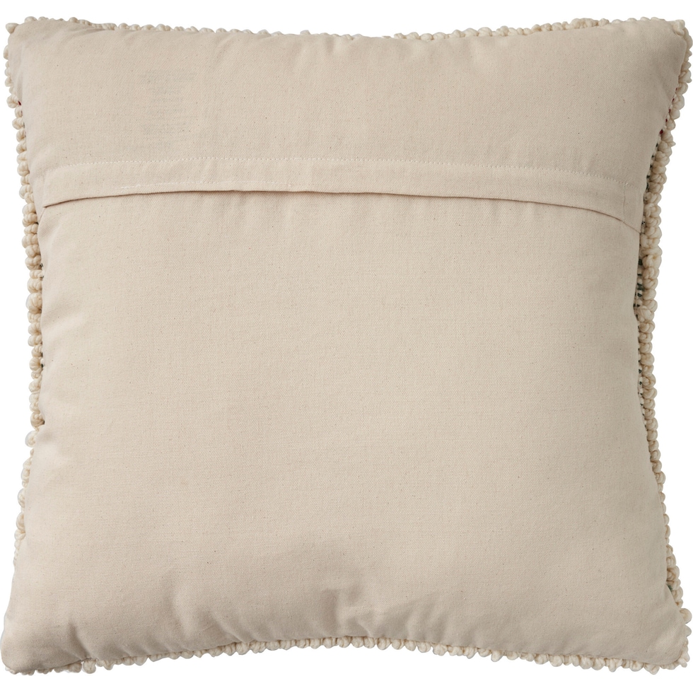 christmas tree green accent pillow   