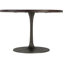 christopher black dining table   