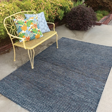 Circe 8 X 10 Indoor/Outdoor Area Rug - Blue