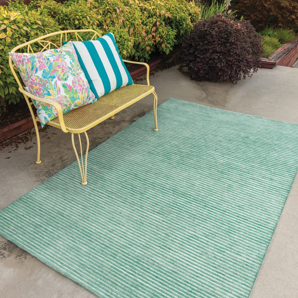 circe blue outdoor area rug   