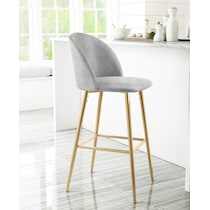 ciriah gray bar stool   