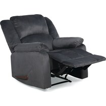 civenna gray manual recliner   