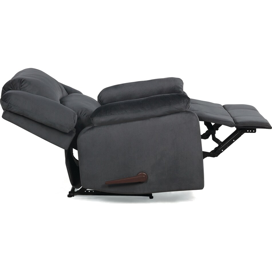 civenna gray manual recliner   