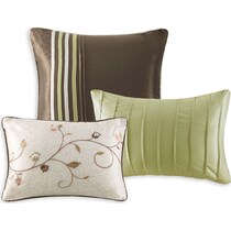 clara green california king bedding set   